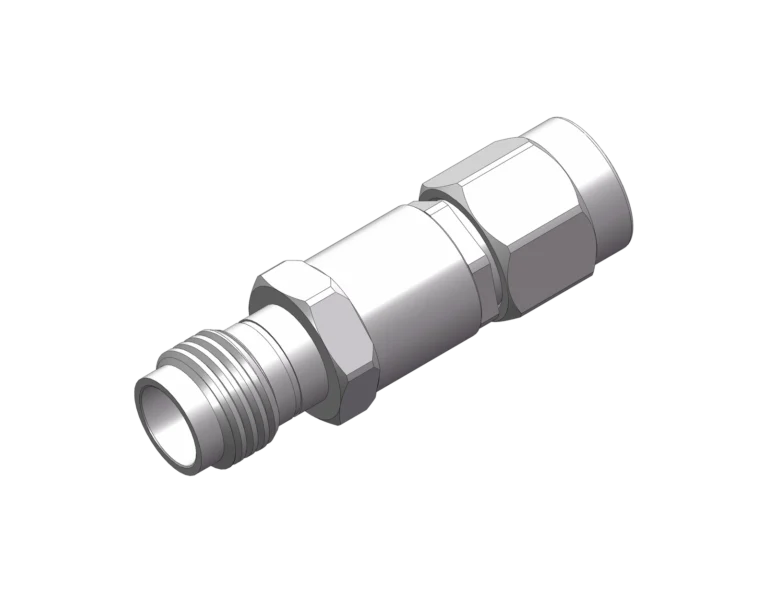 2.4mm Female to SMA Male RF Adapter RF Adapter – Model 2.4/SMA-KJ1