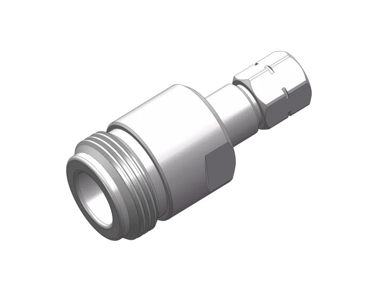N Female to 2.4mm Male RF Adapter RF Adapter – Model N/2.4-KJ1