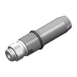 NMD2.4mm Male Straight RF Connector – Fits CFT360 Coaxial Cable – AV9315 Cable Armor RF Connector – Model 2.4-JNCFT360AV9315-1
