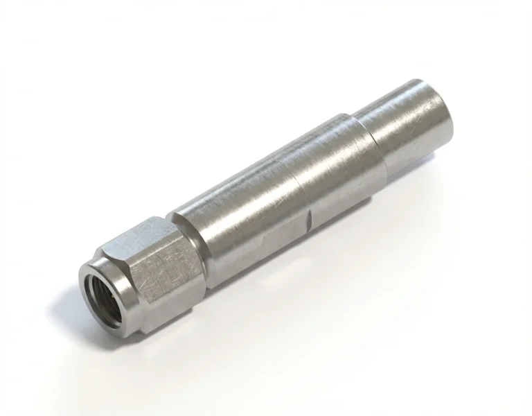 1.0mm Male Straight RF Connector – Fits CFT150 Coaxial Cable – AP2137S Cable Armor - 1.0-jcft150ap2137s-1