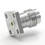 1.85mm Female 4-Hole Flange Mount RF Connector – Field Replaceable, 6.35mm Hole Spacing, 0.23mm Pin Diameter - 1.85-kfd800