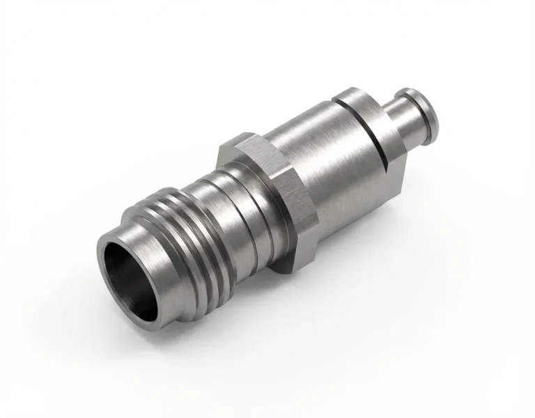 1.85mm Female Straight RF Connector – Fits CRE047 Coaxial Cable - 1.85-k047-1