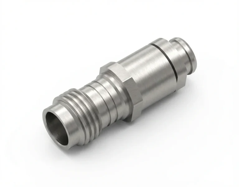 1.85mm Female Straight RF Connector – Fits CFS220 Coaxial Cable - 1.85-kcfs220-1