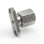 1.85mm Male 2-Hole Flange Mount RF Connector – Field Replaceable, 12.22mm Hole Spacing, 0.30mm Pin Diameter - 1.85-jfd8