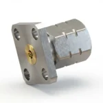 1.85mm Male 4-Hole Flange Mount RF Connector – Field Replaceable, 8.64mm Hole Spacing, 0.23mm Pin Diameter - 1.85-jfd1