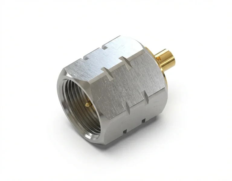 1.85mm Male Straight RF Connector – Fits CRE047 Coaxial Cable - 1.85-j047-1