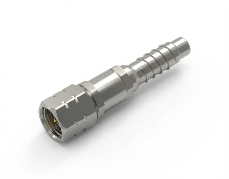 1.85mm Male Straight RF Connector – Fits CFT240 Coaxial Cable – AP4060S Cable Armor - 1.85-jacft240-1