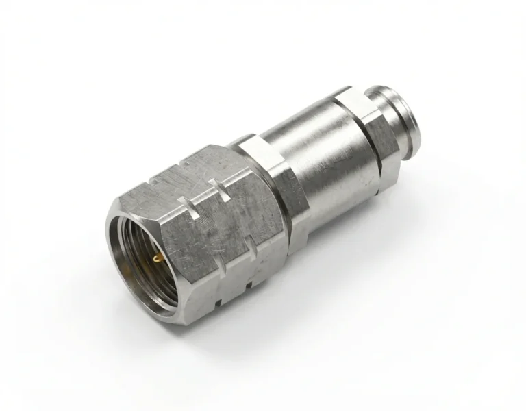 1.85mm Male Straight RF Connector – Fits CFT240 Coaxial Cable - 1.85-jcft240-1