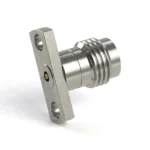 2.4mm Female 2-Hole Flange Mount RF Connector – Field Replaceable, 10.2mm Hole Spacing, 0.23mm Pin Diameter - 2.4-kfd21