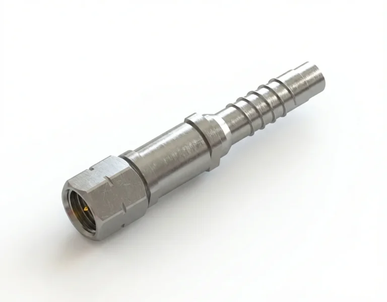 2.4mm Male Straight RF Connector – Fits CFT360 Coaxial Cable – AM4060S Cable Armor - 2.4-jcft360am4060s-1