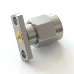 2.92mm Male 2-Hole Flange Mount RF Connector – Field Replaceable, 10.2mm Hole Spacing, 0.23mm Pin Diameter - 2.92-jfd21