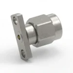 2.92mm Male 2-Hole Flange Mount RF Connector – Field Replaceable, 10.2mm Hole Spacing, 0.38mm Pin Diameter - 2.92-jfd23