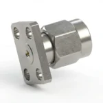 2.92mm Male 4-Hole Flange Mount RF Connector – Field Replaceable, 5.64mm Hole Spacing, 0.3mm Pin Diameter - 2.92-jfd12