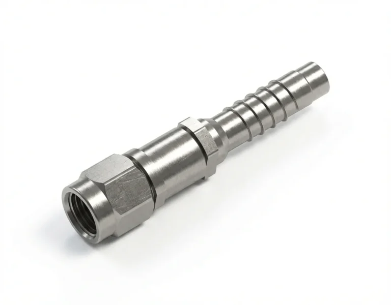2.92mm Male Straight RF Connector – Fits CFT360 Coaxial Cable – AS4070 Cable Armor - 2.92-jcft360as4070-1