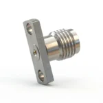 3.5mm Female 2-Hole Flange Mount RF Connector – Field Replaceable, 10.2mm Hole Spacing, 0.3mm Pin Diameter - 3.5-kfd26