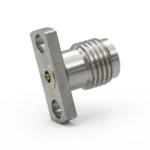 3.5mm Female 2-Hole Flange Mount RF Connector – Field Replaceable, 12.7mm Hole Spacing, 0.38mm Pin Diameter - 3.5-kfd33