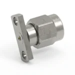 3.5mm Male 2-Hole Flange Mount RF Connector – Field Replaceable, 10.2mm Hole Spacing, 0.38mm Pin Diameter - 3.5-jfd27
