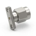3.5mm Male 2-Hole Flange Mount RF Connector – Field Replaceable, 10.2mm Hole Spacing, 0.3mm Pin Diameter - 3.5-jfd26