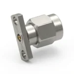 3.5mm Male 2-Hole Flange Mount RF Connector – Field Replaceable, 10.2mm Hole Spacing, 0.51mm Pin Diameter - 3.5-jfd29