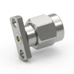 3.5mm Male 2-Hole Flange Mount RF Connector – Field Replaceable, 12.7mm Hole Spacing, 0.3mm Pin Diameter - 3.5-jfd32