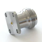 N Female 4-Hole Flange Mount RF Connector – Field Replaceable, 12.7mm Hole Spacing, 0.38mm Pin Diameter - n-kfd5