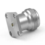 N Female 4-Hole Flange Mount RF Connector – Field Replaceable, 12.7mm Hole Spacing, 0.46mm Pin Diameter - n-kfd6