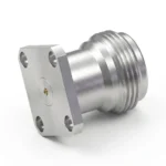 N Female 4-Hole Flange Mount RF Connector – Field Replaceable, 12.7mm Hole Spacing, 0.9mm Pin Diameter - n-kfd8