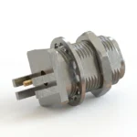 N Female Solder Attachment Bulkhead RF Connector – PCB Through-Hole Termination, 1.5mm Pin Diameter - n-kss1