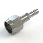 N Male Straight RF Connector – Fits CFT500MW Coaxial Cable – AP6283S Cable Armor - n-jcft500mwap6283s-1