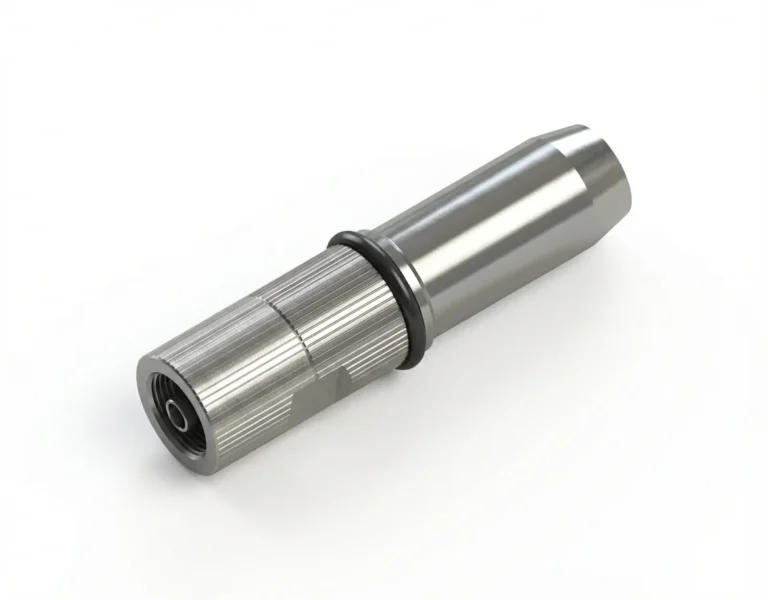 NMD1.85mm Female Straight RF Connector – Fits CFT240 Coaxial Cable – AV9315 Cable Armor - nmd1.85-kcft240av9315-1