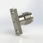 SMA Female 2-Hole Flange Mount RF Connector – Field Replaceable, 10.2mm Hole Spacing, 0.46mm Pin Diameter - sma-kfd28