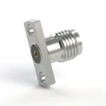 SMA Female 2-Hole Flange Mount RF Connector – Field Replaceable, 10.2mm Hole Spacing, 0.9mm Pin Diameter - sma-kfd30