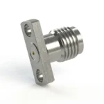 SMA Female 2-Hole Flange Mount RF Connector – Field Replaceable, 12.7mm Hole Spacing, 0.38mm Pin Diameter - sma-kfd33