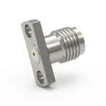 SMA Female 2-Hole Flange Mount RF Connector – Field Replaceable, 12.7mm Hole Spacing, 0.3mm Pin Diameter - sma-kfd32