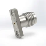 SMA Female 2-Hole Flange Mount RF Connector – Field Replaceable, 12.7mm Hole Spacing, 0.46mm Pin Diameter - sma-kfd34