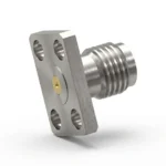 SMA Female 4-Hole Flange Mount RF Connector – Field Replaceable, 5.64mm Hole Spacing, 0.3mm Pin Diameter - sma-kfd14