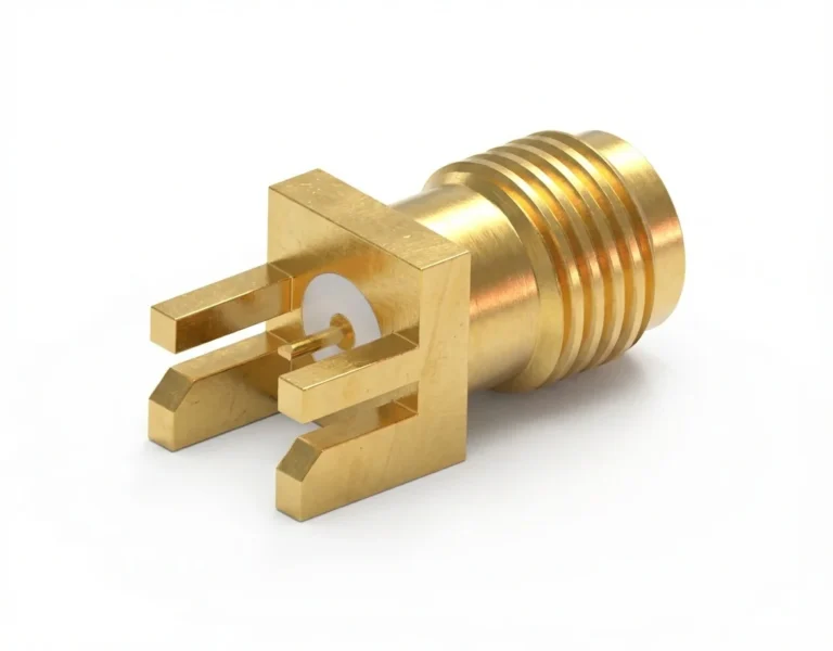 SMA Female PCB RF Connector – Solder Attachment, Thru-HoleTermination - sma-khd1