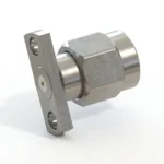 SMA Male 2-Hole Flange Mount RF Connector – Field Replaceable, 10.2mm Hole Spacing, 0.23mm Pin Diameter - sma-jfd25