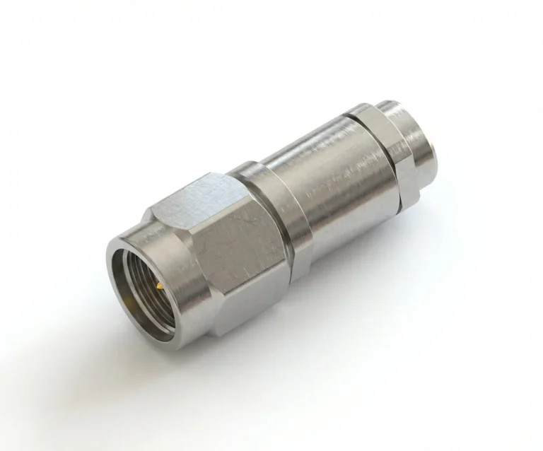 SMA Male Straight RF Connector – Fits CFT410S Coaxial Cable - sma-jcft410s-1