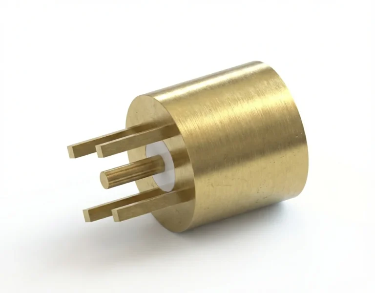 SMP Male Smooth Bore PCB Coaxial Connector – Thru Hole, Gold Plated, Solder - smp-jhd2-s