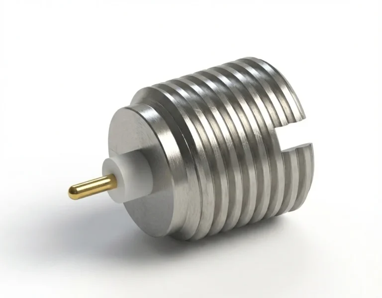 SMP Male Smooth Bore RF Connector – Stub Terminal, Thread-In, Solder - smp-jyd1-s