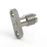 SSMA Female 2-Hole Flange Mount RF Connector – Field Replaceable, 8.3mm Hole Spacing, 0.23mm Pin Diameter - ssma-kfd7