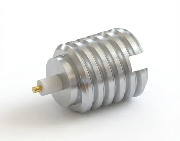 SSMP Male Smooth Bore Coaxial Connector – Stub Terminal, Thread-In, Solder - ssmp-jyd1-s