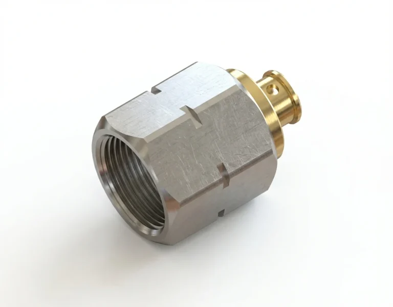2.4mm Male Straight RF Connector – Fits CRE086 Coaxial Cable