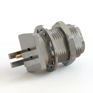 Connecteur RF N femelle traversée de cloison à souder – terminaison traversante sur circuit imprimé, diamètre de broche 1,5 mm
