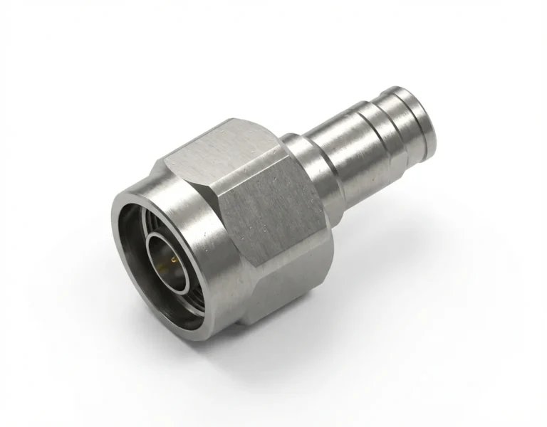 N Male Straight RF Connector – Fits CFF720 Coaxial Cable
