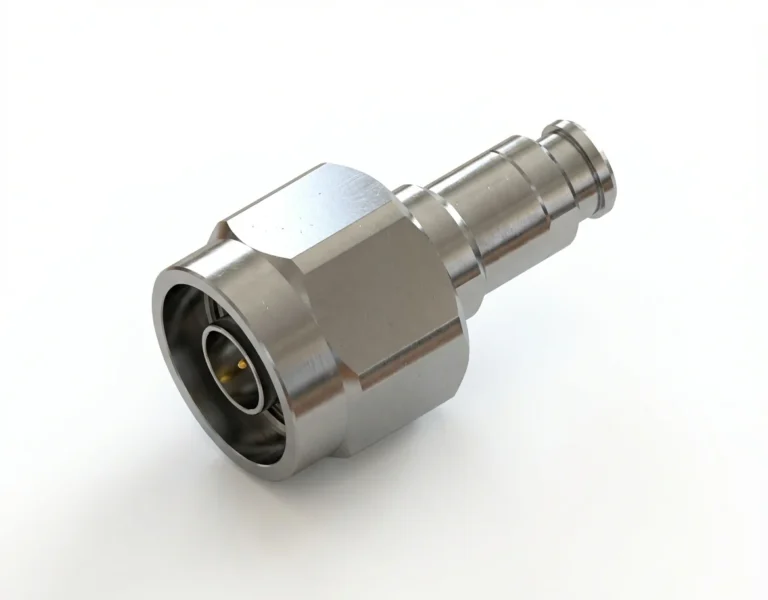 N Male Straight RF Connector – Fits CFS520 Coaxial Cable