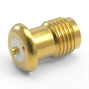 SMA メス はんだ付け バルクヘッド RF コネクタ – はんだカップ、ピン径 1.27mm