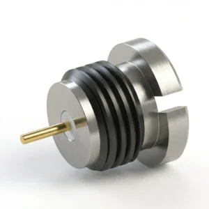 SMP Erkek Düz Delikli Koaksiyel Konnektör – Stub Terminal, 2,5 mm Pin Çapı, Vidalı, Lehim